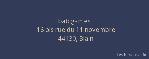 bab games