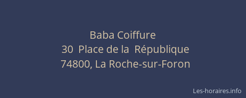 Baba Coiffure
