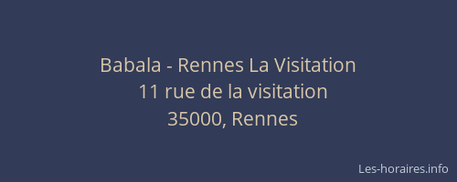 Babala - Rennes La Visitation