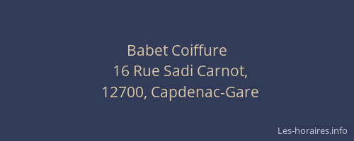 Babet Coiffure