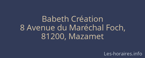 Babeth Création