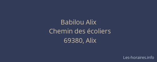 Babilou Alix