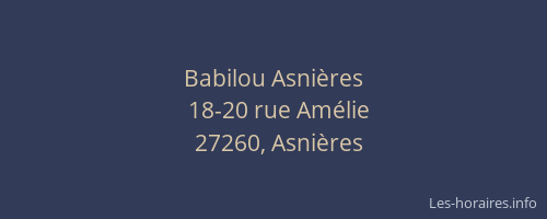 Babilou Asnières