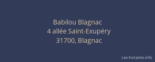 Babilou Blagnac