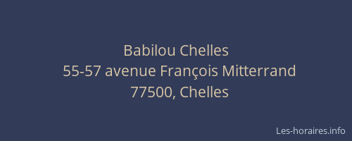 Babilou Chelles