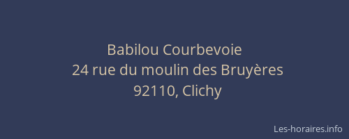 Babilou Courbevoie