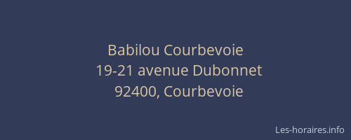 Babilou Courbevoie