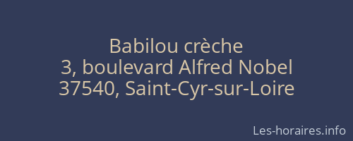Babilou crèche