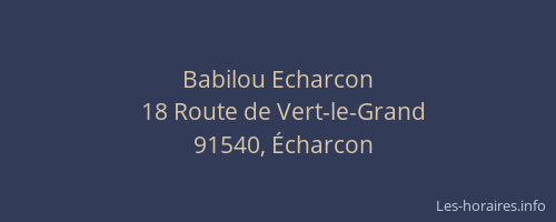 Babilou Echarcon