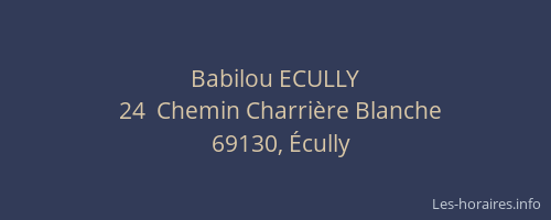 Babilou ECULLY