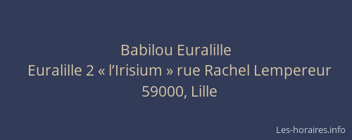 Babilou Euralille