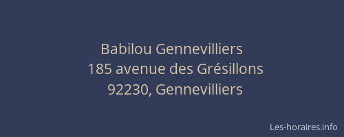 Babilou Gennevilliers