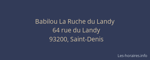 Babilou La Ruche du Landy