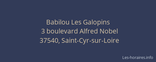 Babilou Les Galopins