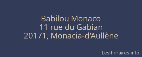 Babilou Monaco