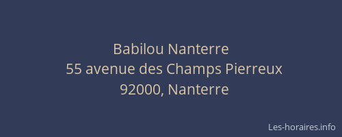 Babilou Nanterre