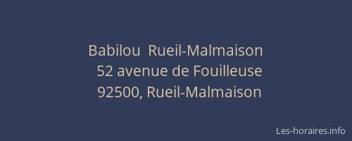 Babilou  Rueil-Malmaison