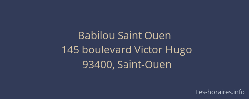 Babilou Saint Ouen