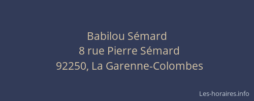 Babilou Sémard