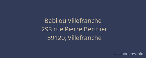 Babilou Villefranche