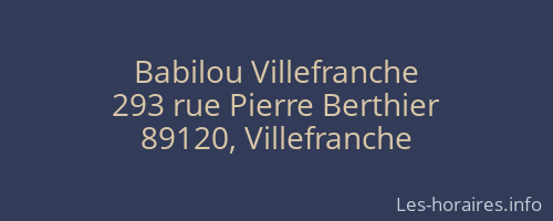 Babilou Villefranche