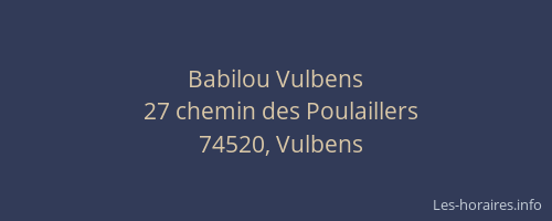 Babilou Vulbens