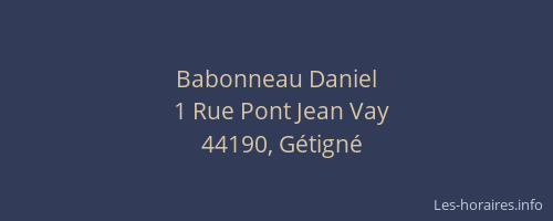 Babonneau Daniel