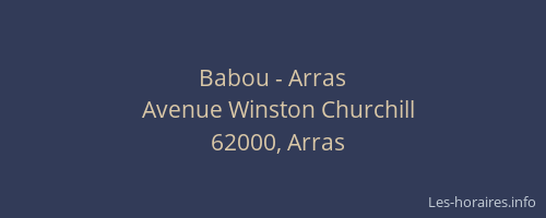 Babou - Arras