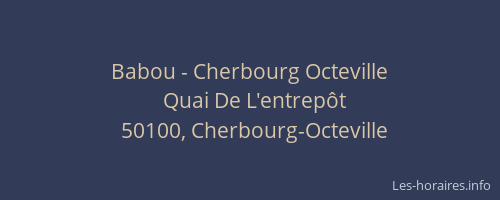 Babou - Cherbourg Octeville