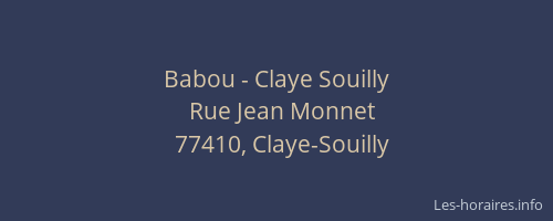 Babou - Claye Souilly