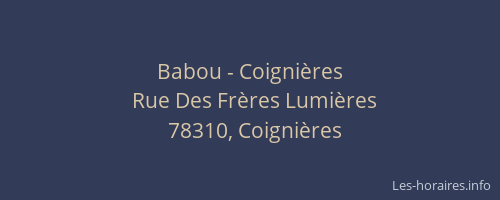 Babou - Coignières