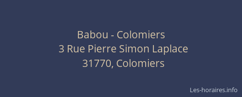 Babou - Colomiers
