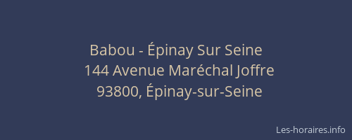 Babou - Épinay Sur Seine