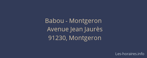 Babou - Montgeron