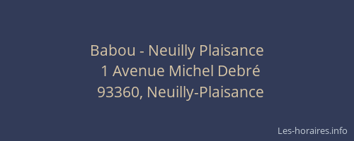 Babou - Neuilly Plaisance