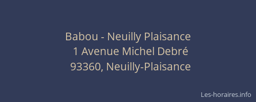 Babou - Neuilly Plaisance