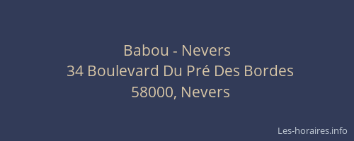 Babou - Nevers