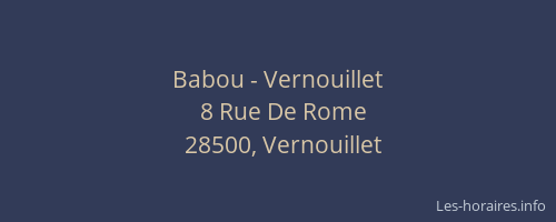 Babou - Vernouillet