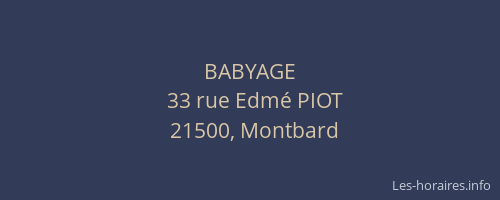 BABYAGE