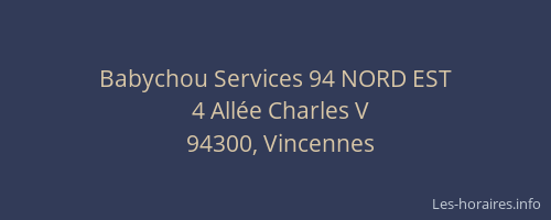 Babychou Services 94 NORD EST