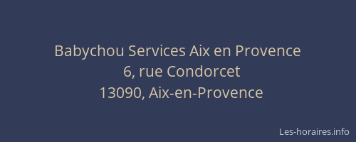 Babychou Services Aix en Provence