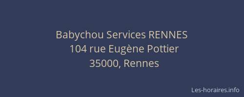Babychou Services RENNES