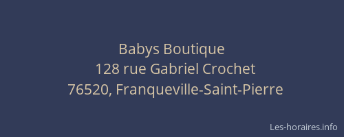 Babys Boutique