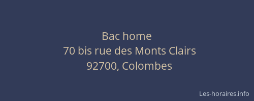 Bac home
