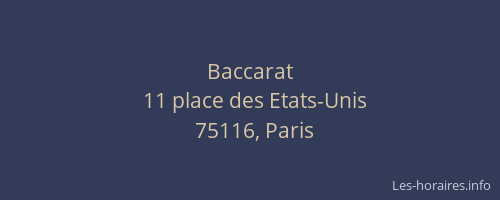Baccarat