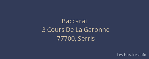 Baccarat