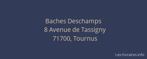 Baches Deschamps