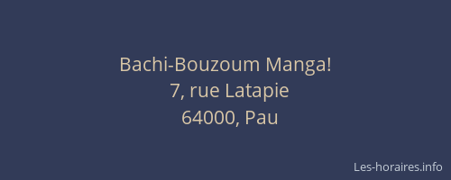Bachi-Bouzoum Manga!