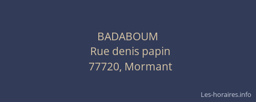 BADABOUM