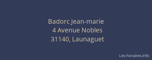 Badorc Jean-marie